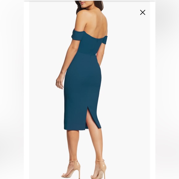 NWT Dress The Population Bailey Off the Shoulder Body-Con Dress - Picture 3 of 10